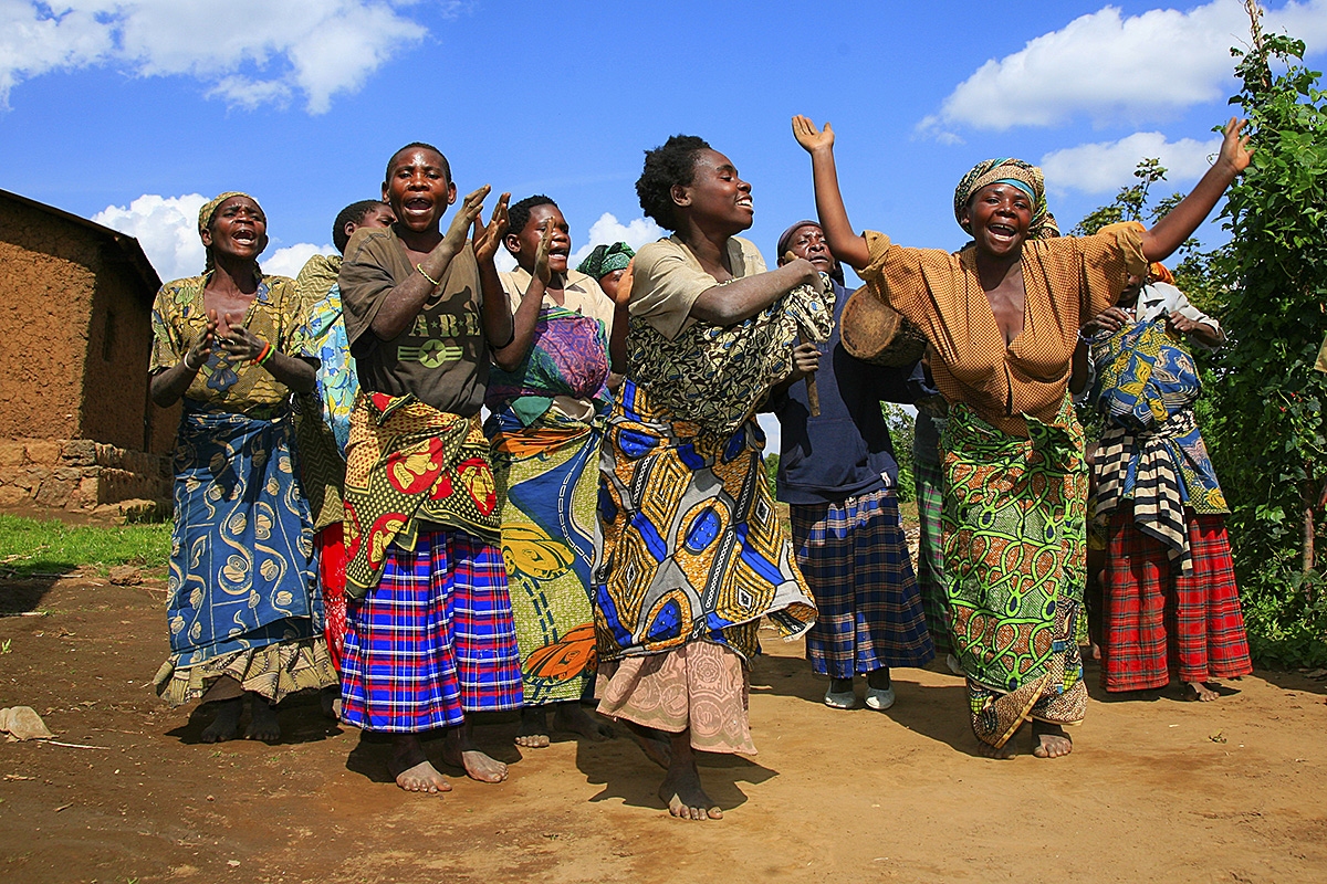 Pygmejové, Kinigi, Rwanda