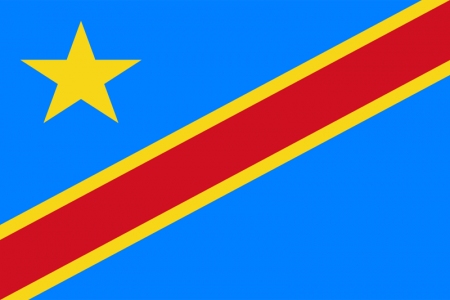 Demokratická republika Kongo - vlajka